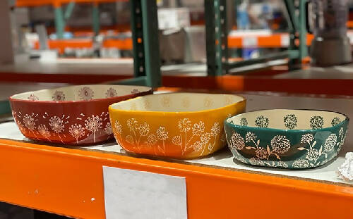 Baum In Full Bloom Serving Bowl Set -3-piece Home, Office, Garden online marketplace