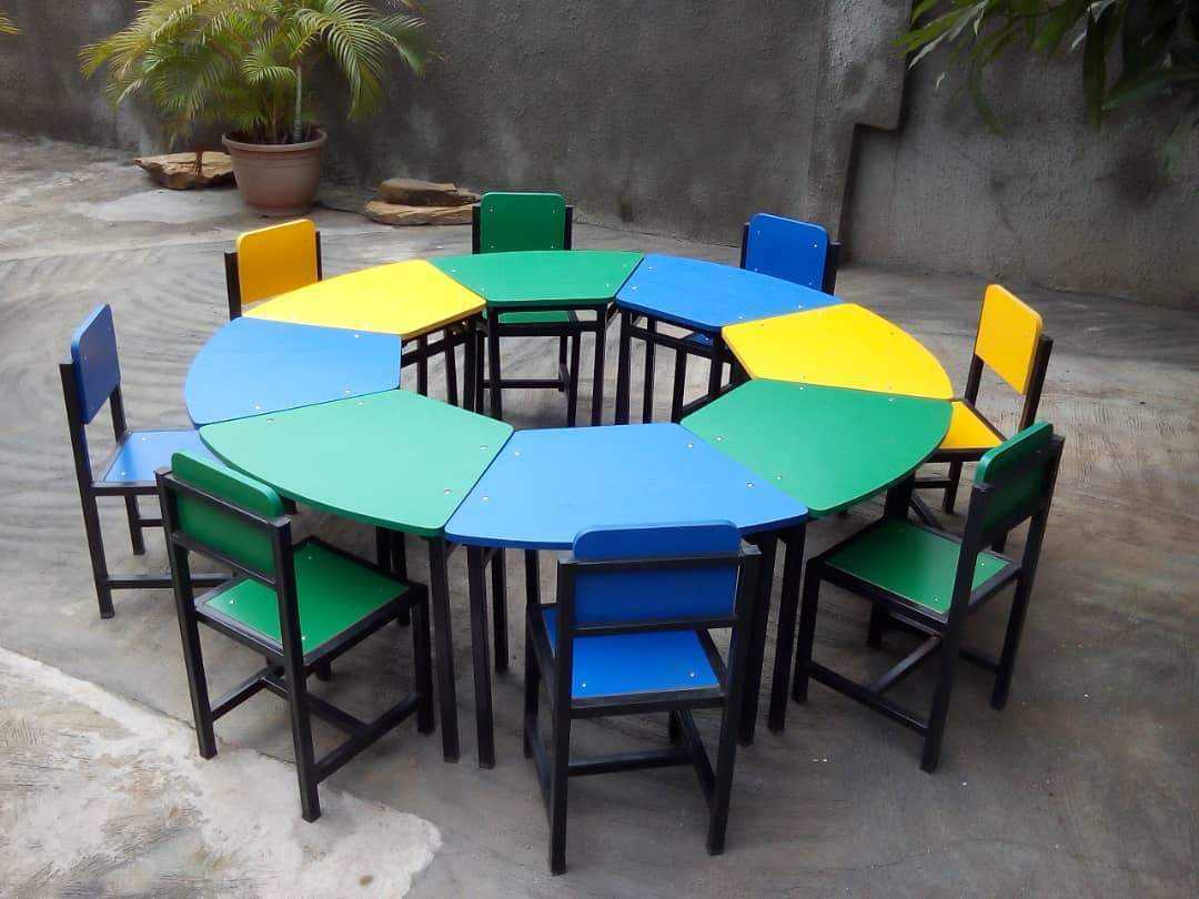 8-Seat Round Student Activity Table Home Office Garden | HOG-HomeOfficeGarden | online marketplace