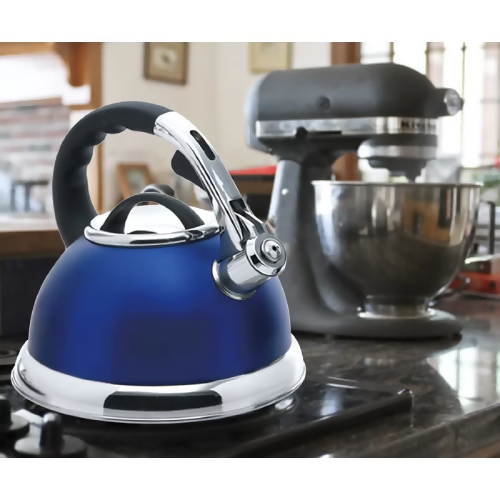 Prima 3.5l Blue Prima Stainless Steel Whistling Kettle