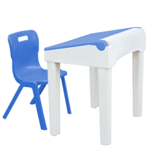 Academy Flip Top Desk + Strong M Chair Set- 7 to 9 Years Old. @HOG - Home Office Garden Online Marketplace