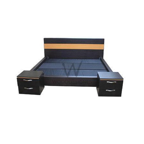 Adelia Series; 6×6 Feet Bedframe (Dark-Brown and Golden-Brown). @HOG - Home Office Garden Online Marketplace