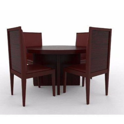 Aden Series - 4-Seaters Dining Set Red-Brown. @HOG - Home Office Garden Online Marketplace