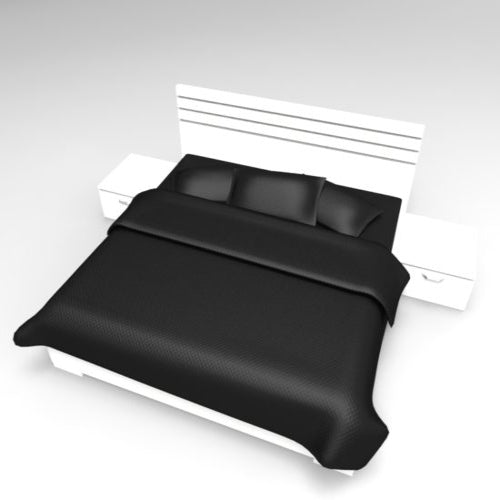 Alicia Series Bedframe (6ft x 4.5ft). @HOG - Home Office Garden Online Marketplace