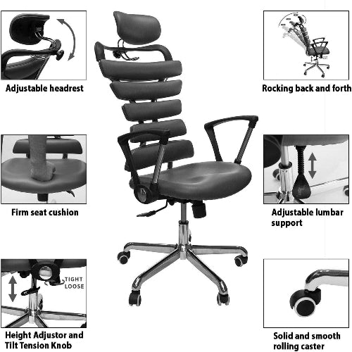 Constructor Studio Soho Adjustable Armrest Ergonomic Office Chair @HOG - Home Office Garden Online Marketplace