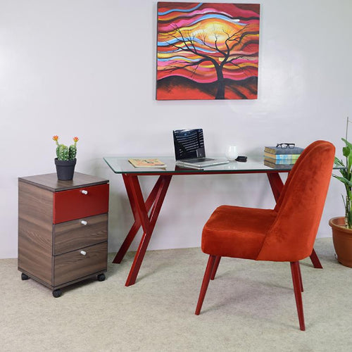 Glass & Metal Desk @HOG - Home Office Garden Online Marketplace