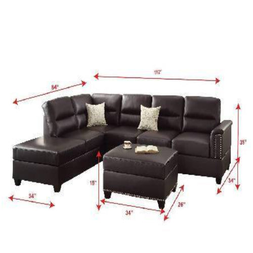Mandy Sectional Sofa @HOG - Home Office Garden Online Marketplace