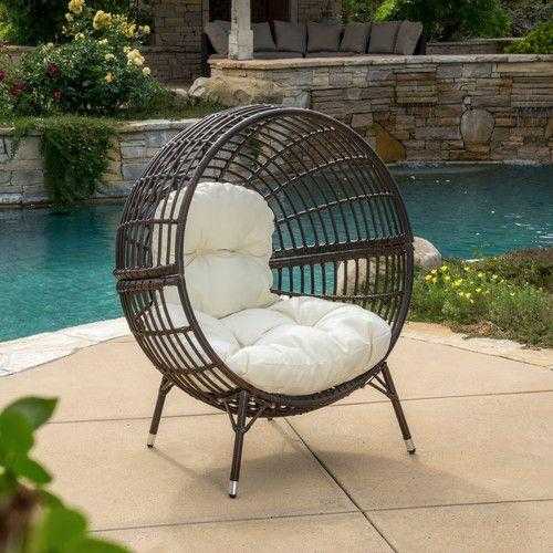 Mcanally Round Ball Chair with Cushions. @HOG - Home Office Garden Online Marketplace
