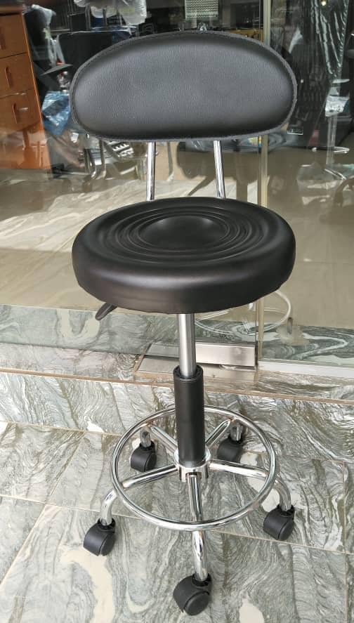 Mobile Barstool with Backrest @HOG - Home Office Garden Online Marketplace