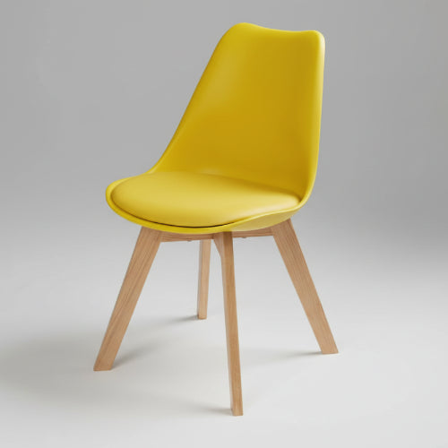 Nordic Dining Chair with Wood Legs @HOG - Home Office Garden Online Marketplace