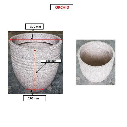 Orchid Plastic Flower Pot. @HOG - Home Office Garden Online Marketplace