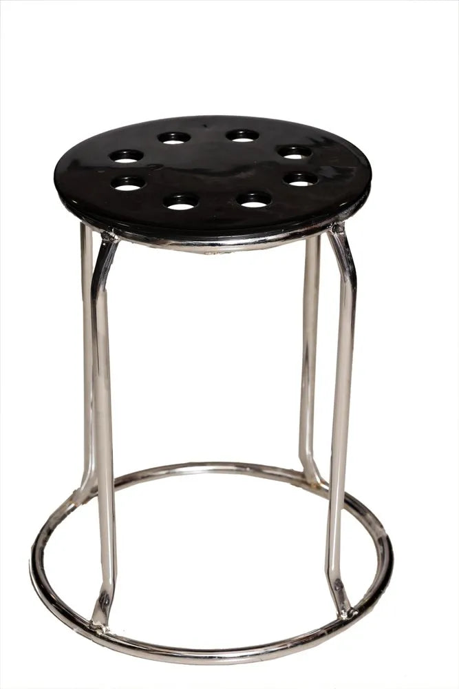 Round Chrome Fiber Top Stool @HOG - Home Office Garden Online Marketplace