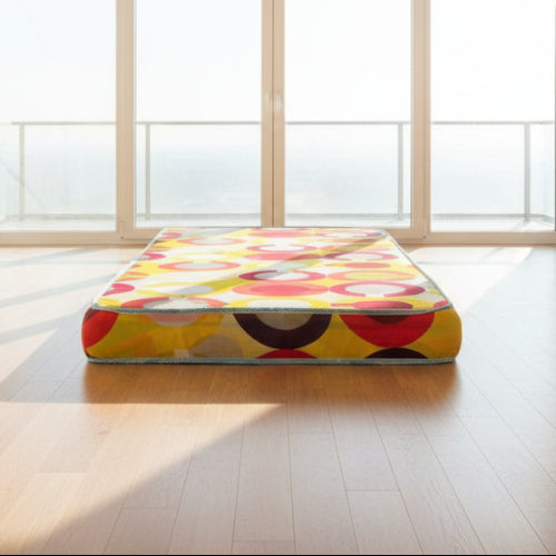 Royal Amarya-Poly Cotton Fabric Plain Mattress - [75 x 72 x 10"] [6ft x 6ft x 10inches](Lagos Only) @HOG - Home Office Garden Online Marketplace