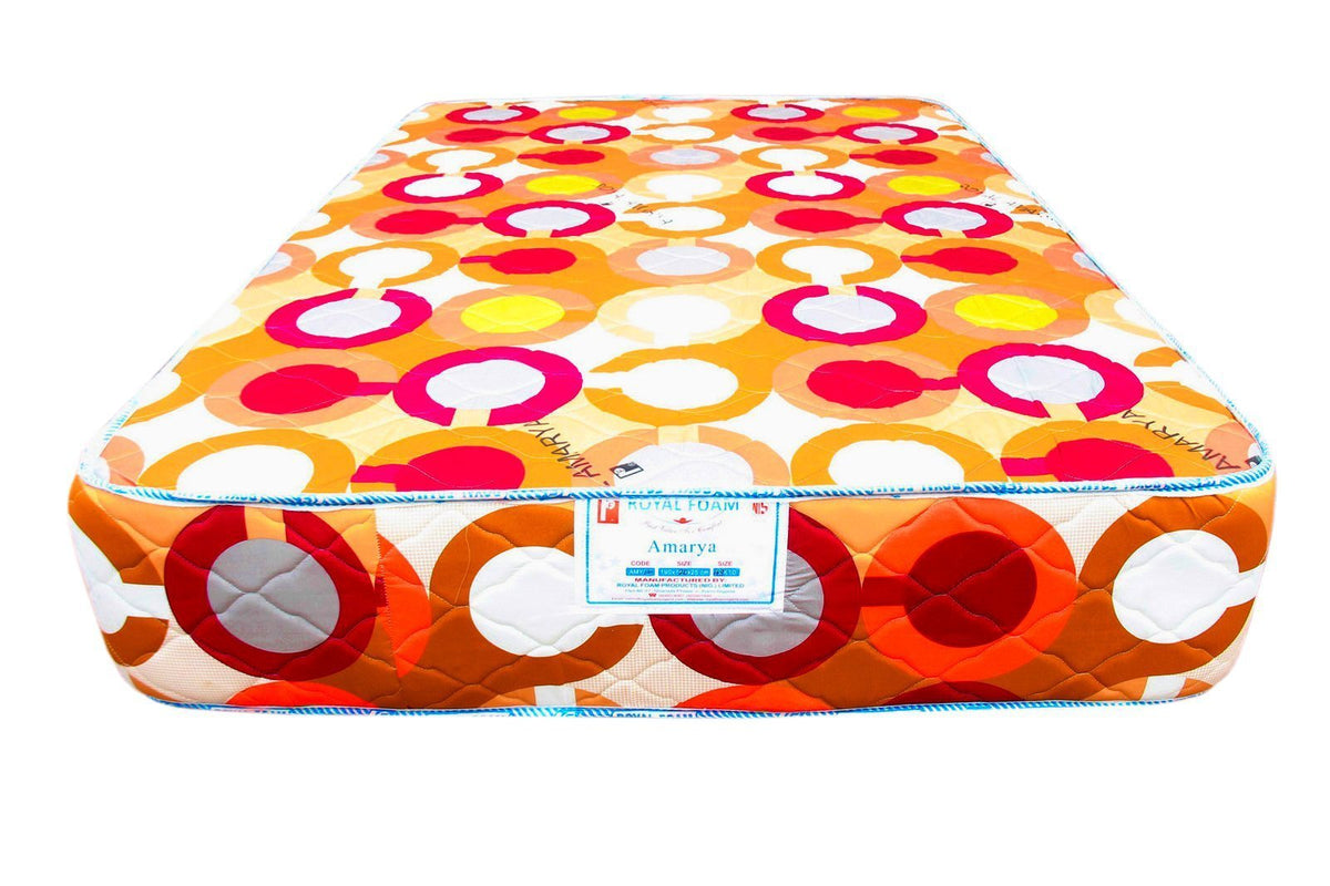 Royal Amarya-Poly Cotton Fabric Plain Mattress - [84 x 84 x 8"] [7ft x 7ft x 8inches](Lagos Only) @HOG - Home Office Garden Online Marketplace