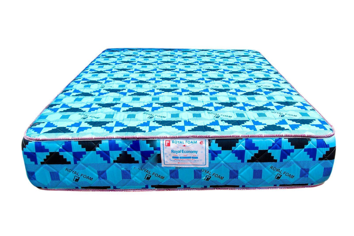 Royal Economy-Poly Cotton Fabric - Fully Quilted Mattress &nbsp;[75 x 42 x 6"] [6ft x 3.5ft x 6inches] (Lagos Only) @HOG - Home Office Garden Online Marketplace