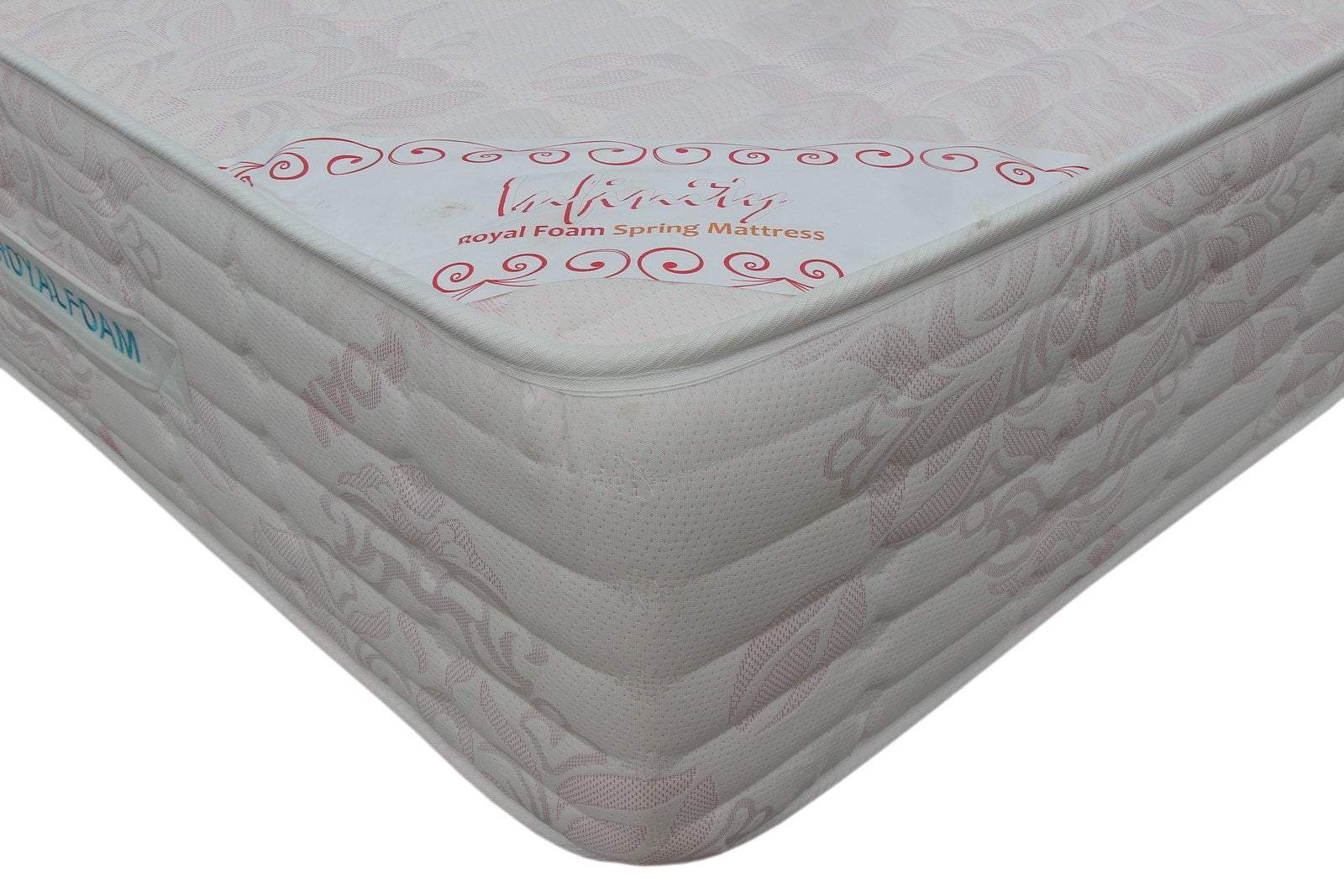 Royal Infinity Spring JACQUARD-Supersoft -Fully Quilted Mattress [72 x 79 x 12"] [6ft x 6.5ft x 12inches] (Lagos Only) @HOG - Home Office Garden Online Marketplace