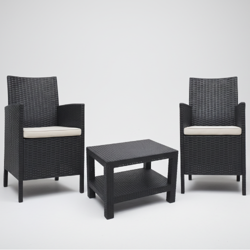 Santorini Armchair Set 2 Seater + Cushions @HOG - Home Office Garden Online Marketplace