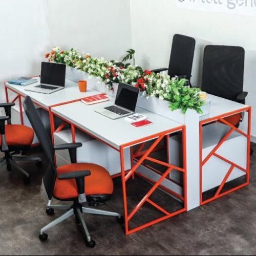 Trepiz 4 Man Workstation Office Desk @HOG - Home Office Garden Online Marketplace