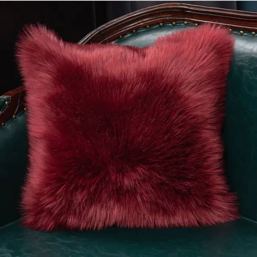 Unique Fur Throw Pillow 20 x 20. @HOG - Home Office Garden Online Marketplace