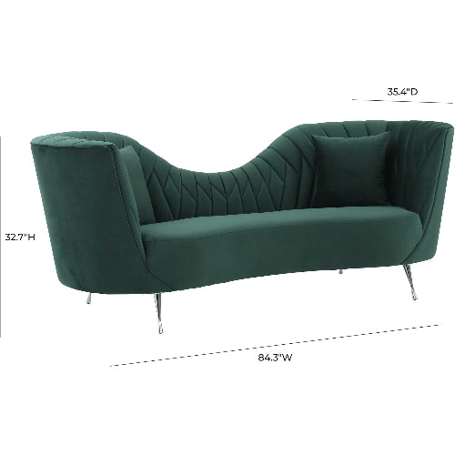 Velvet Sofa Forest Green @HOG - Home Office Garden Online Marketplace