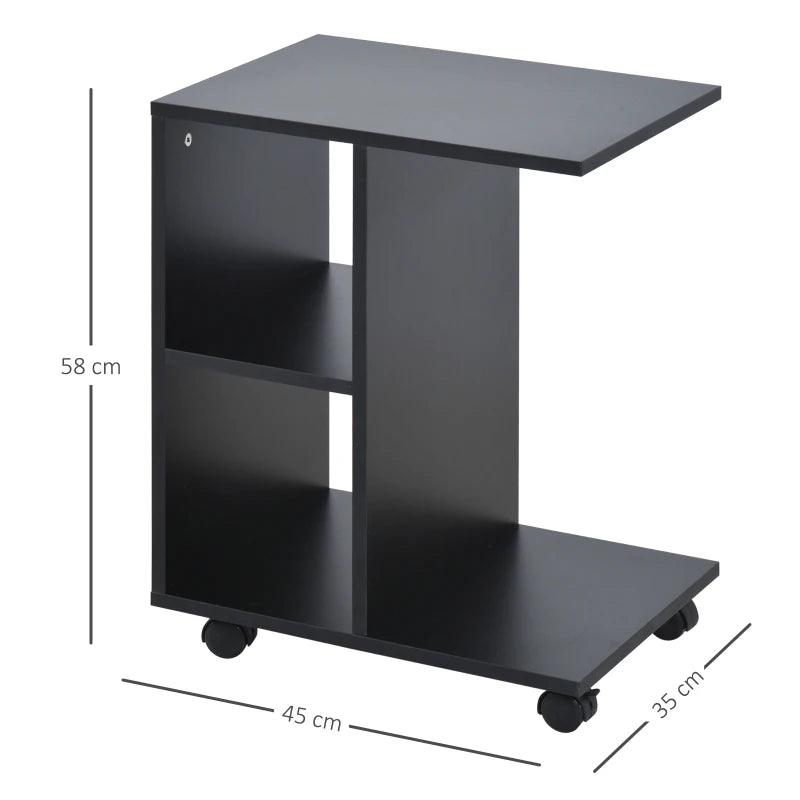 C-Shape End Table Unique Storage Unit - HOG-Home.Office.Garden online marketplace