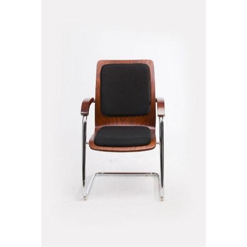 Wood with Leather Padded Visitor Chair @HOG - Home Office Garden Online Marketplace