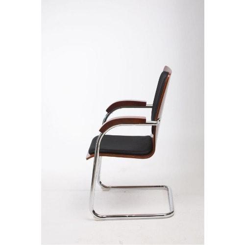 Wood with Leather Padded Visitor Chair @HOG - Home Office Garden Online Marketplace