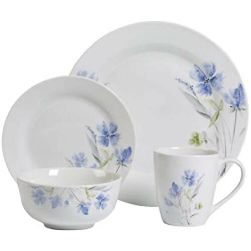 Tabletops Gallery Wildflower - 16 Piece Dinnerware Set, Service of 4  HOG-Home Office Garden online marketplace