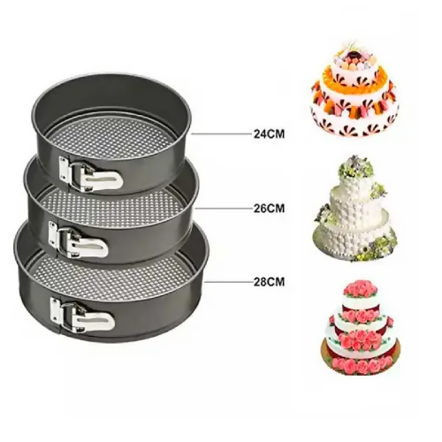 Prima Baking Pan Set 3pc Non-Stick Springform