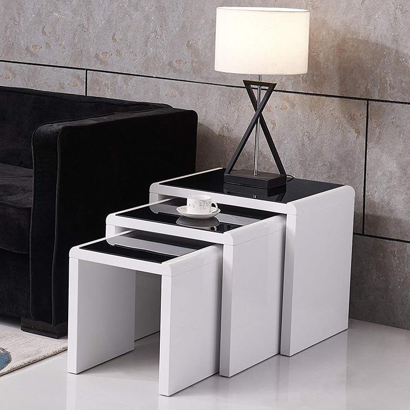 Black & White Nest Stool Home Office Garden | HOG-HomeOfficeGarden | online marketplace
