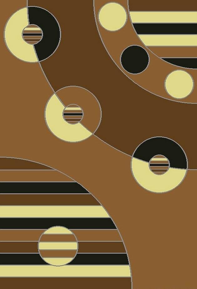 Centre Rug - 84081 Brown Aafreen Series