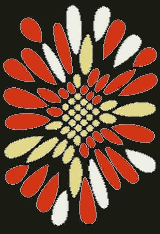 Centre Rug - 84082 Black Aafreen Series
