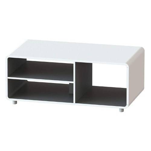 Cruise Coffee Table, Wood, White