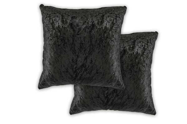 Exotic Fur Throw Pillow - Black