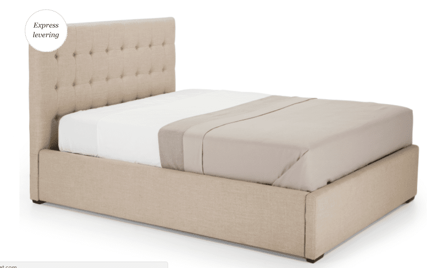 Finley Upholstered King size Bed Frame Home Office Garden | HOG-HomeOfficeGarden | online marketplace