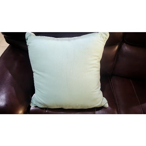 Garden Blossoms Beaded Decorative Throw Pillow