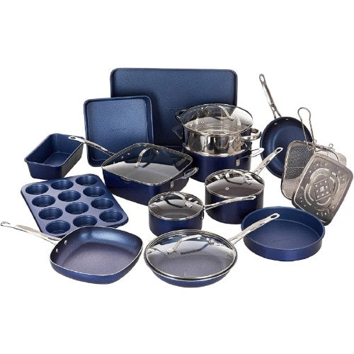Granite Stone Diamond Cookware & Bakeware Set - 20 Pcs