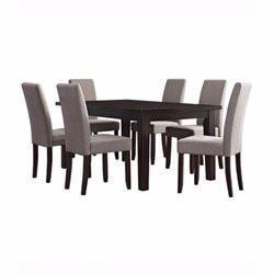 Precious 7 Piece Dining Set - Beige