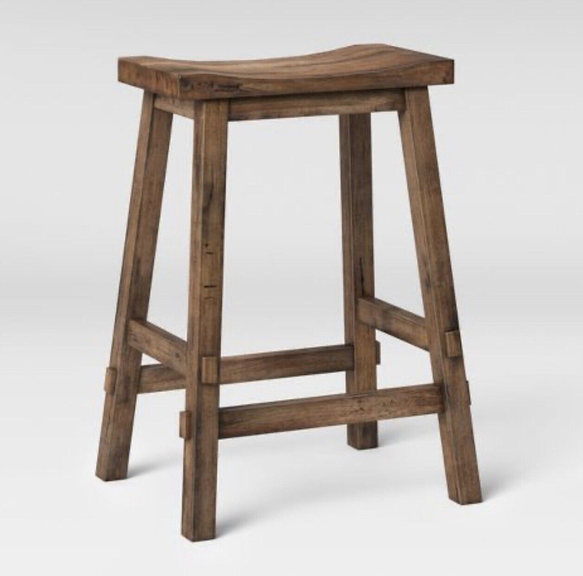 Home, Office, Garden online marketplace Threshold Halifax Farmhouse Wood Bar Stool