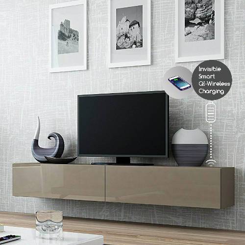 Smart Wireless Fast Charging Wall Mount TV Stand 2.0