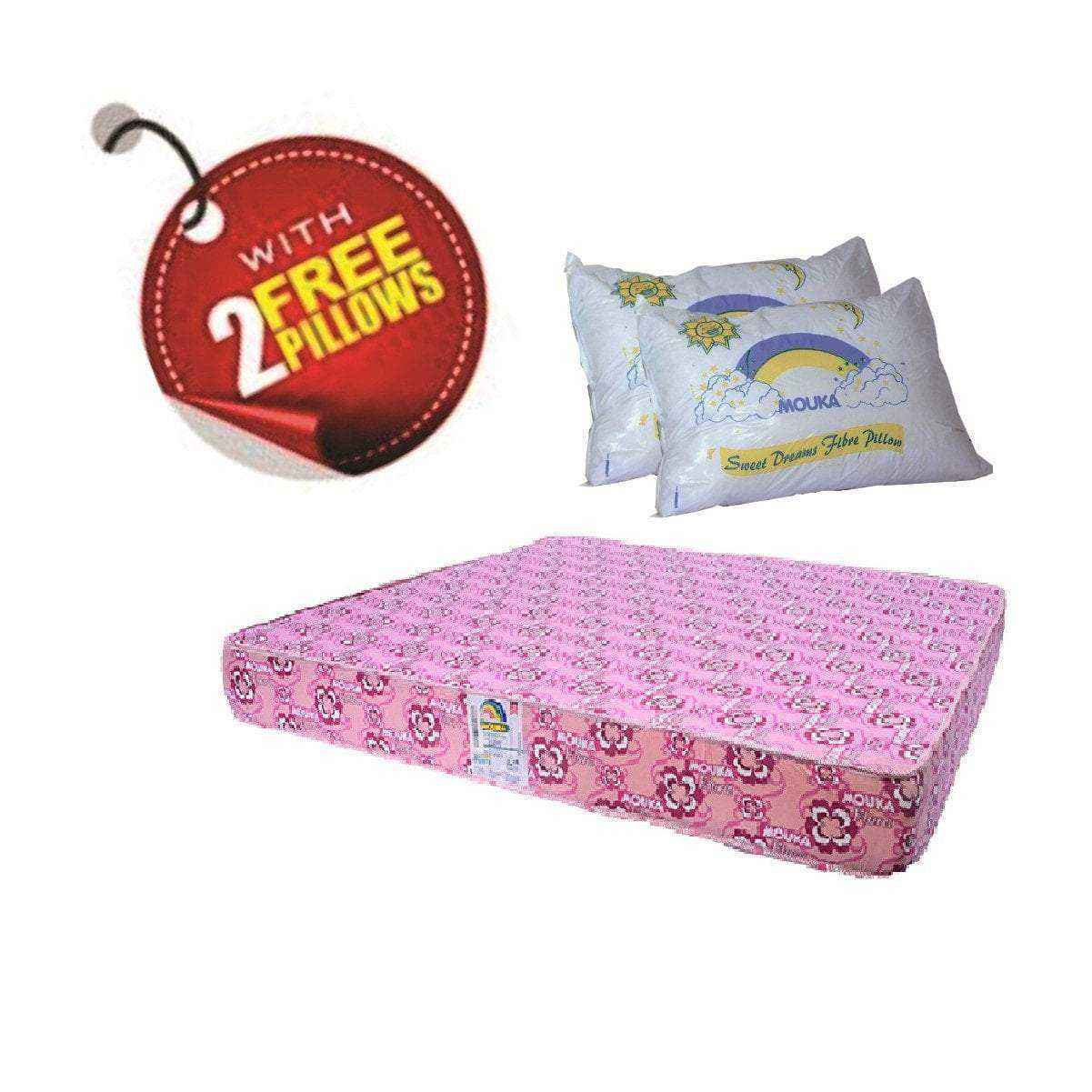Super Flora-755420 Mouka Mattress- L 6ft x W 4.5ft x H 20"(Lagos Only)