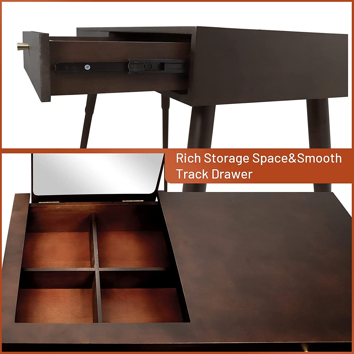 Vanity Table with Flip Top Mirror Home Office Garden | HOG-HomeOfficeGarden | online marketplace