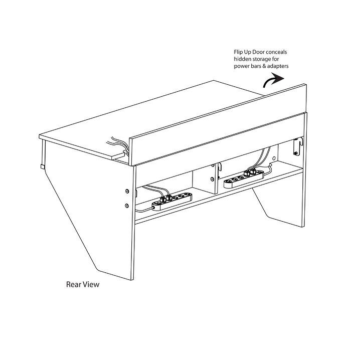 White Floating Desk Home Office Garden | HOG-HomeOfficeGarden | online marketplace